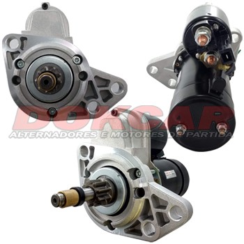 MOTOR DE PARTIDA VW GOLF, PASSAT, POLO 1.8 e 2.0 0001107020,0001107052,D9E140