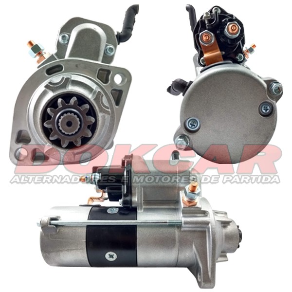まめ Motor de partida 12V 11T M008T77071 8973494020 para motor