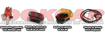 Igniçao Fusca,Kombi,Ignição Eletronica - Kit Completo com Sensor Hall,Modulo e Bobina