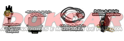 Kit Ignição Eletronica Jeep Willys 6cc, Novo Completo