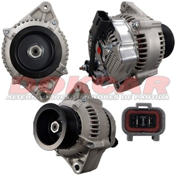 ALTERNADOR KOMATSU, 600-861-6420,102211-4050,6008616420,101211-7960