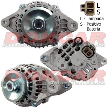 Alternador Empilhadeira Nissan, Hyster,YALE,2310050k10,A7T03371, A7T03371A,23100-50k10