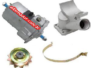 Kit Alternador Fusca 75A - Extra Forte
