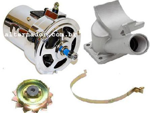 KIT ALTERNADOR VW EXTRA FORTE CROMADO 75A
