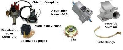 Kit Ignição Fusca +Kit Alternador Fusca - 4 X Sem Juros!!!!