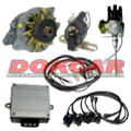 Alternador 75A Jeep 6cc + Ignição Eletrônica + Jogo de Cabos de Vela