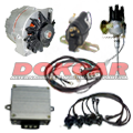 Alternador Opala  + Kit Ignição Eletrônica 4cc + Cabos de Vela